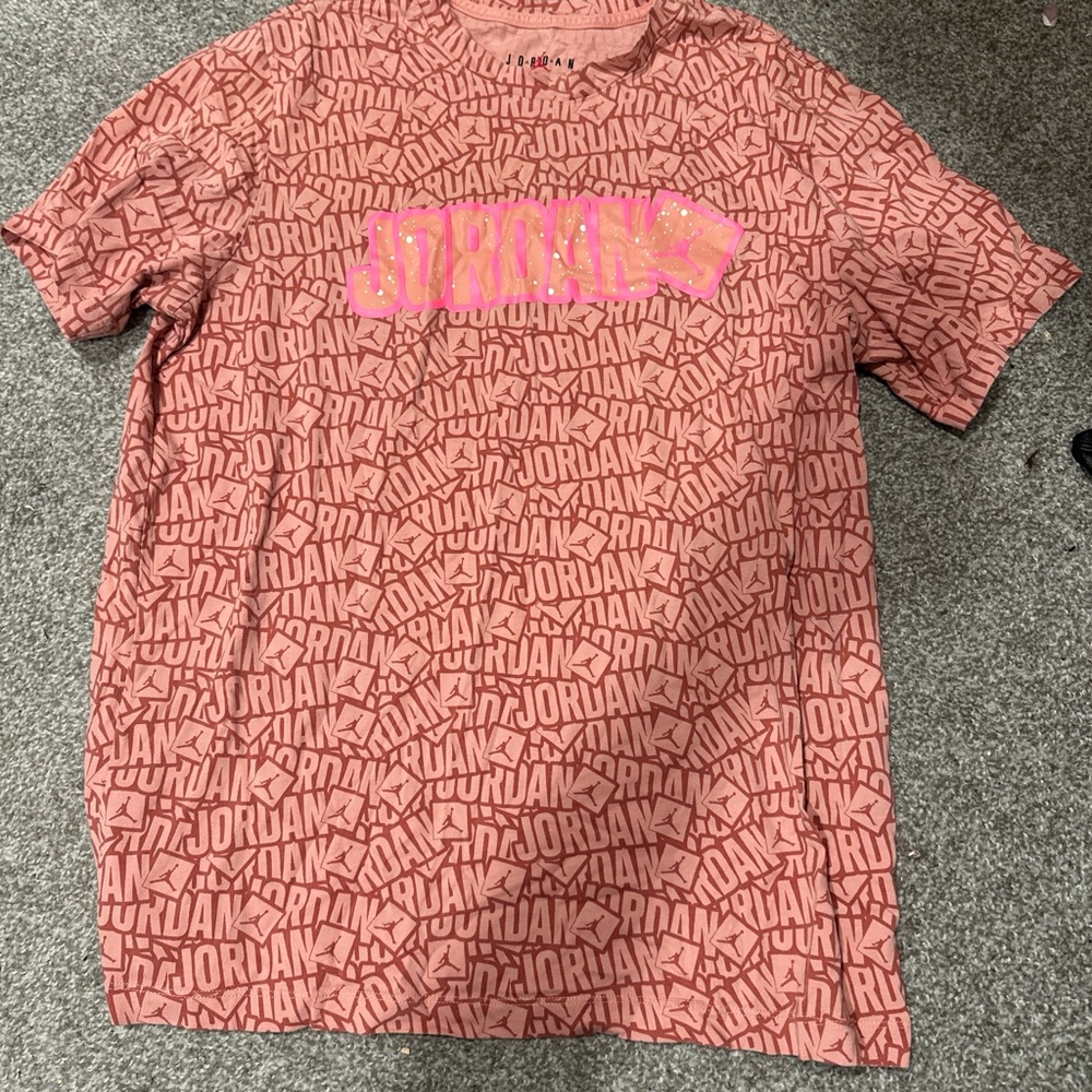 Jordan Red Patterned Tee